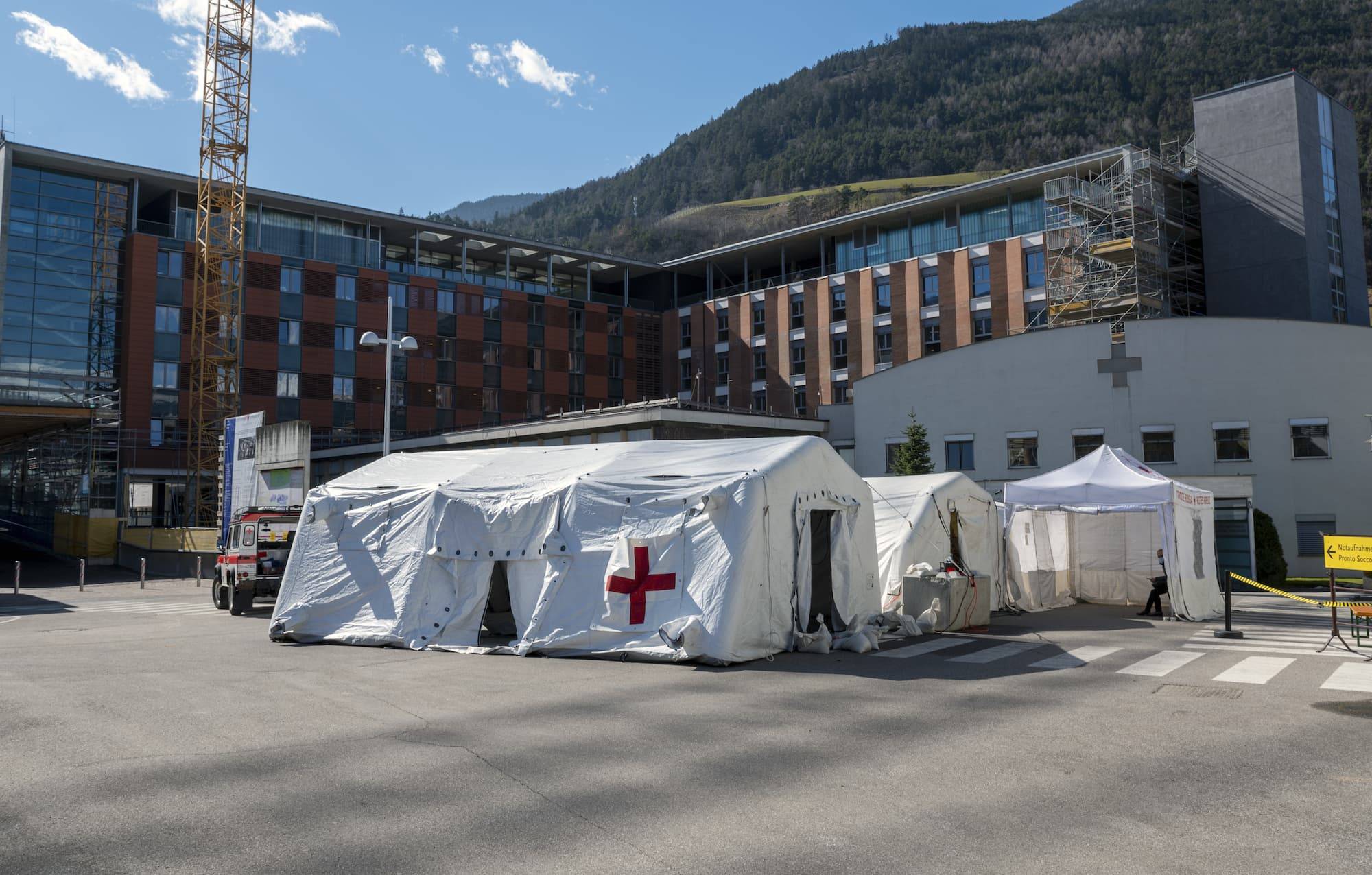 Tents Outside ER