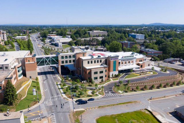 aerial view of Wellstar Health System facilities